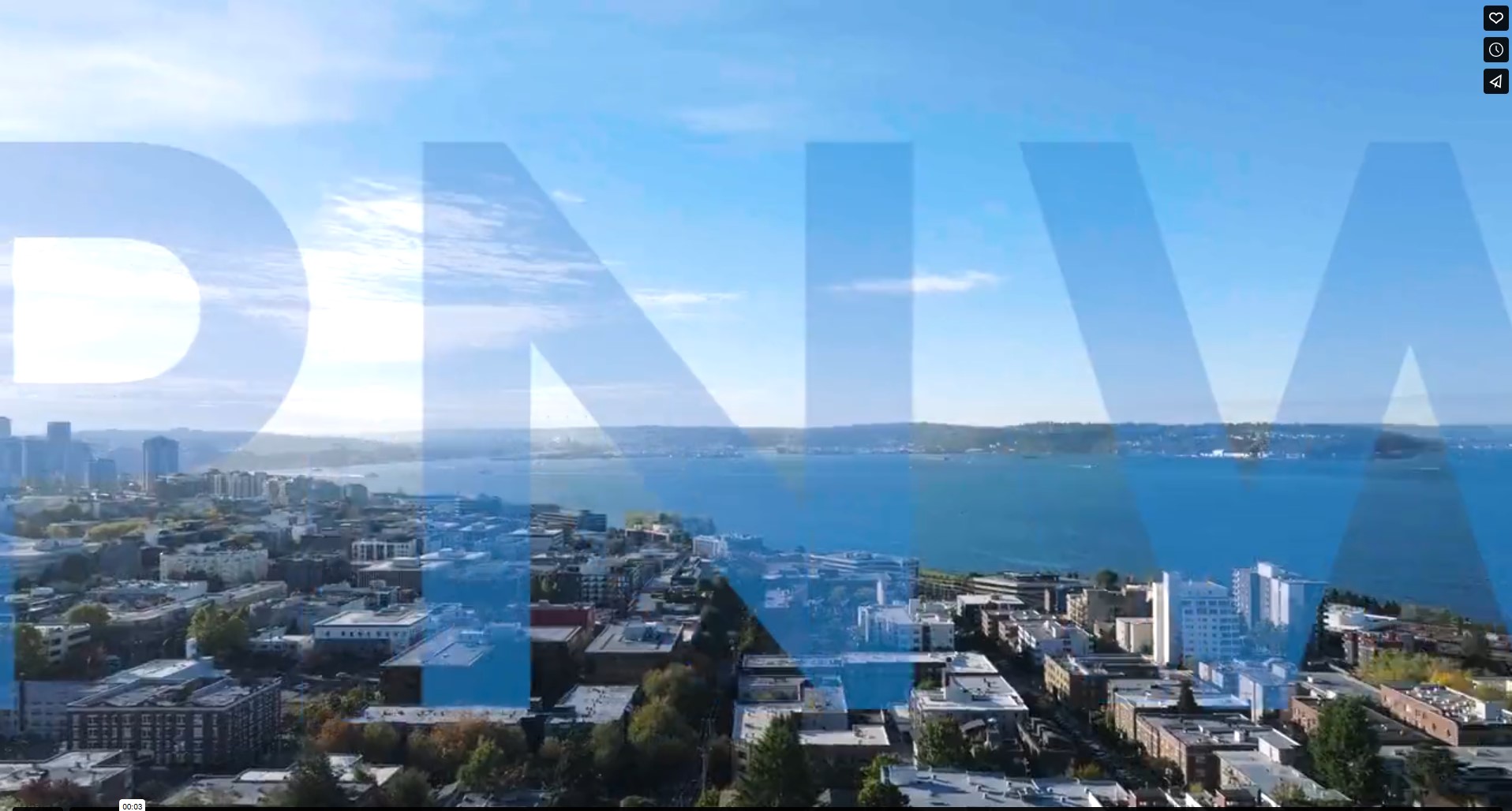 The letters PNW over the Puget Sound.